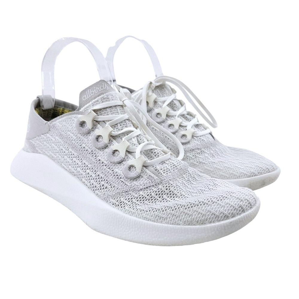 Allbirds Womens White Super Light Runners - Size 8